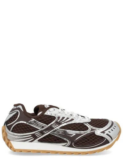 Bottega Veneta Orbit Tech Sneaker For Men In Brown