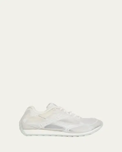 Bottega Veneta Orbit Transparent Runner Sneakers In White