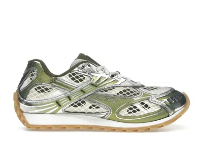 Pre-owned Bottega Veneta Orbit (women's) Sneakers In Mud/white In Multi