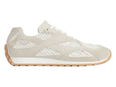 Pre-owned Bottega Veneta Orbit (women's) Sneakers In Sea Salt In Gray
