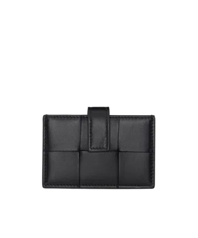 Bottega Veneta Organ Folding Card Bag In Black