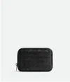 Bottega Veneta Intrecciato Small Organizer In Black