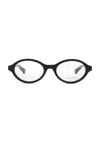 Bottega Veneta Oval Eyeglasses In Black