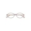 Bottega Veneta Oval Eyeglasses In Gray