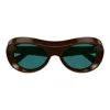 Bottega Veneta Marsell Strasacco Lo In 004 Brown Brown Green