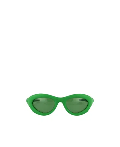 BOTTEGA VENETA BOTTEGA VENETA EYEWEAR OVAL FRAME SUNGLASSES