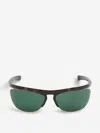 Bottega Veneta Speed Rectangular Sunglasses In Green