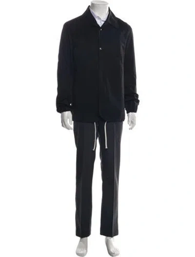 Pre-owned Bottega Veneta Overcoat In Black