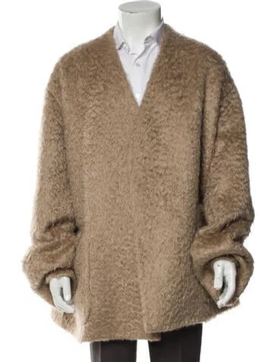 Pre-owned Bottega Veneta Overcoat In Neutral