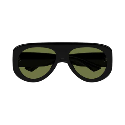 Pre-owned Bottega Veneta Oversize Aviator Sunglasses 'shiny Black' | Women's Size Onesize