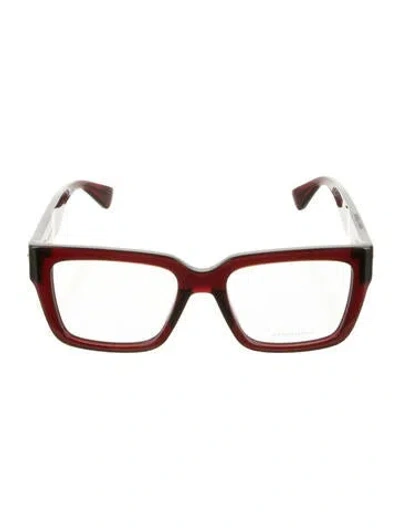Pre-owned Bottega Veneta Oversize Eyeglasses W/ Tags In Burgundy