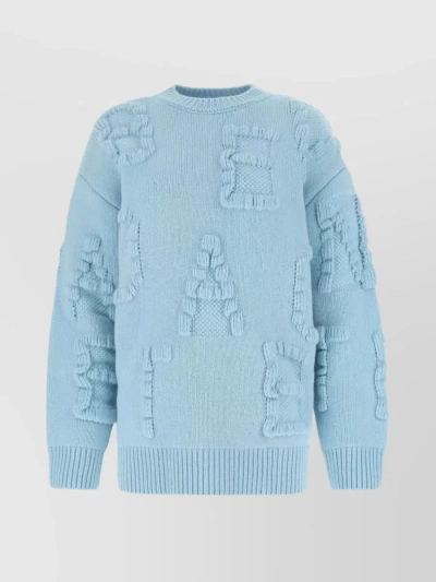 BOTTEGA VENETA OVERSIZE SHETLAND ALPHABET SWEATER