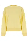 Bottega Veneta Ribbed Oversize Wool Sweater In Giallo