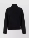 Bottega Veneta Wool High-neck Sweater In Black