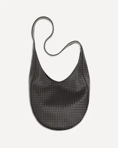 Bottega Veneta Ovetto Shoulder Bag In Black