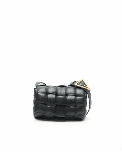 Bottega Veneta Padded Cassette Small Crossbody Bag In Black