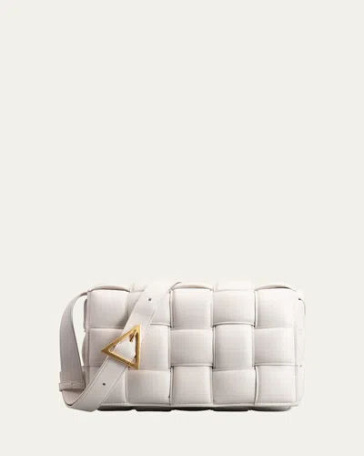 Bottega Veneta Padded Cassette Bag In Chalk