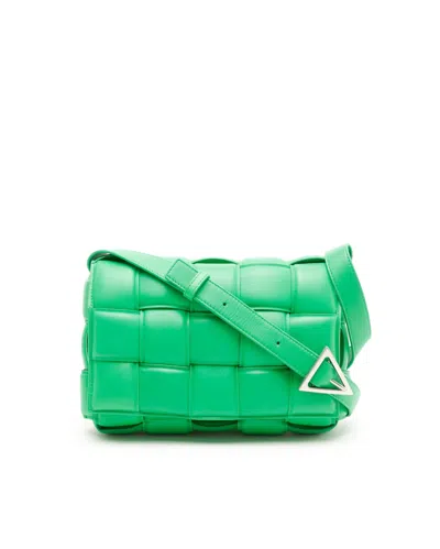 Bottega Veneta Padded Cassette Bag In Green