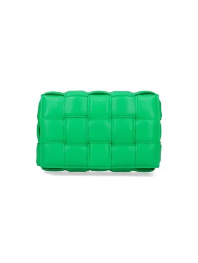 Bottega Veneta Padded Cassette Bag In Green