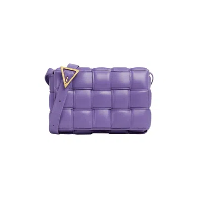 Pre-owned Bottega Veneta Padded Cassette Bag 'purple/gold'