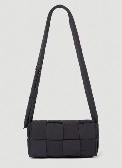 Bottega Veneta Padded Tech Cassette Bag In Black