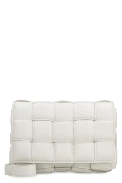 Bottega Veneta Padded Cassette Crossbody Bag In White