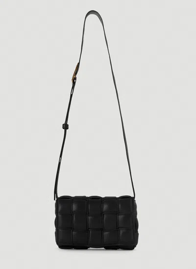 Bottega Veneta Padded Cassette Shoulder Bag In Black