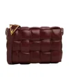 Bottega Veneta Small Padded Cassette Intrecciato Leather Crossbody Bag In Brown