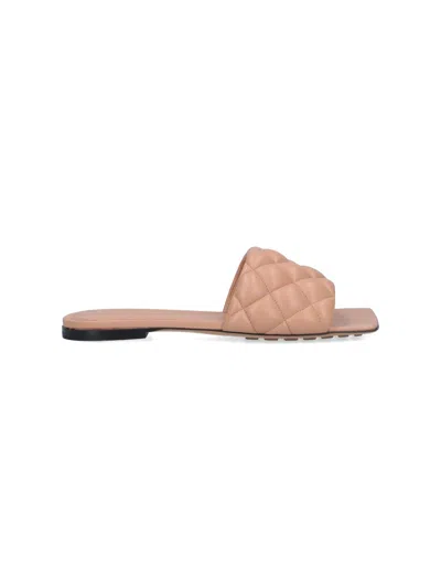 Bottega Veneta 'padded' Flat Sandals In Pink
