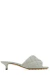 Bottega Veneta Padded Sandals With 4 Cm Heel Height For Women In Gray