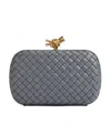 Bottega Veneta Padded Intraccio Cosmetic Bag In Gray