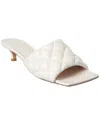 Bottega Veneta Women's Padded Quilted Slip On Sandals In White