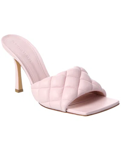Bottega Veneta Padded Leather Sandal In Pink