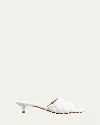 Bottega Veneta Padded Leather Sandals In Optic White