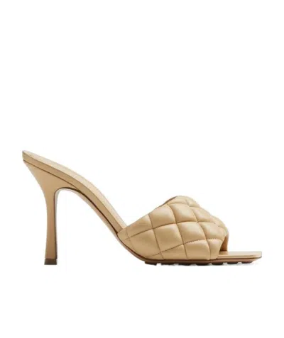 Bottega Veneta Padded Mule In Neutral