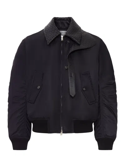 Bottega Veneta Padded Nylon Bomber In Multi