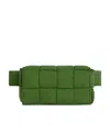 Bottega Veneta Padded Science And Technology Card Belt Waist Bag In Green
