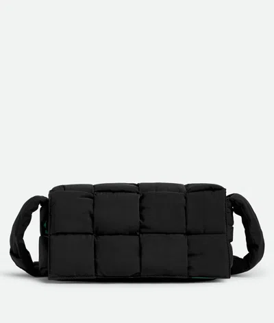 Bottega Veneta Padded Tech Cassette Crossbody Bag In Black