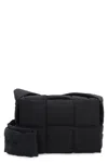 Bottega Veneta Padded Tech Cassette Piccola Crossbody Bag In Black