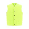 Bottega Veneta Lemon Technical Nylon Intreccio Vest In Green