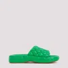 Bottega Veneta Padded Leather Platform Sandals With 4.5 Cm Heel In Multi