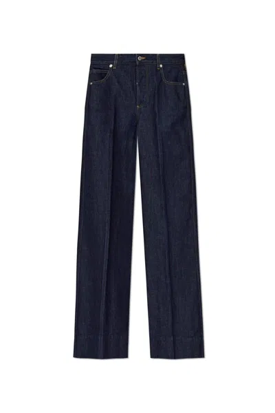 Bottega Veneta Palazzo Jeans In Blue