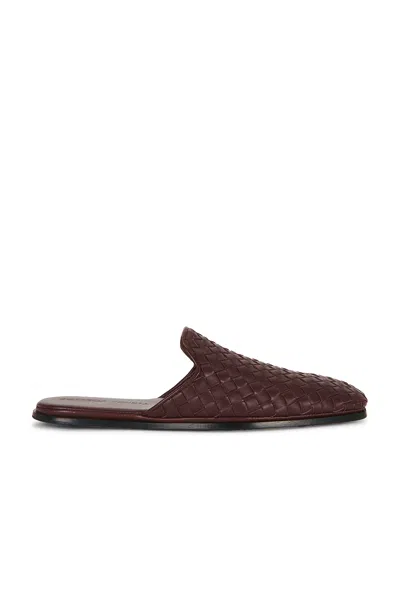 Bottega Veneta Palazzo Open Back Slipper In Brown