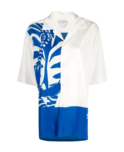 BOTTEGA VENETA BOTTEGA VENETA ZEBRA SHORT-SLEEVE SHIRT