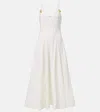 Bottega Veneta Paneled Cotton-blend Midi Dress
