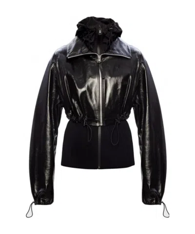 Bottega Veneta Panelled Jacket In Black