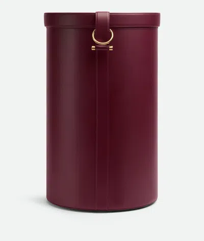 Bottega Veneta Laundry Basket In Bordeaux