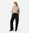 Bottega Veneta Technical Double Jersey Trousers With Bands In Black