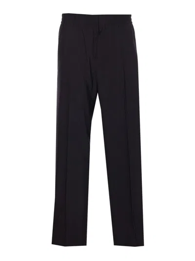 Bottega Veneta Fine Wool Trousers In Azul