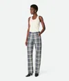 Bottega Veneta Pantalon En Cuir Mini Intreccio